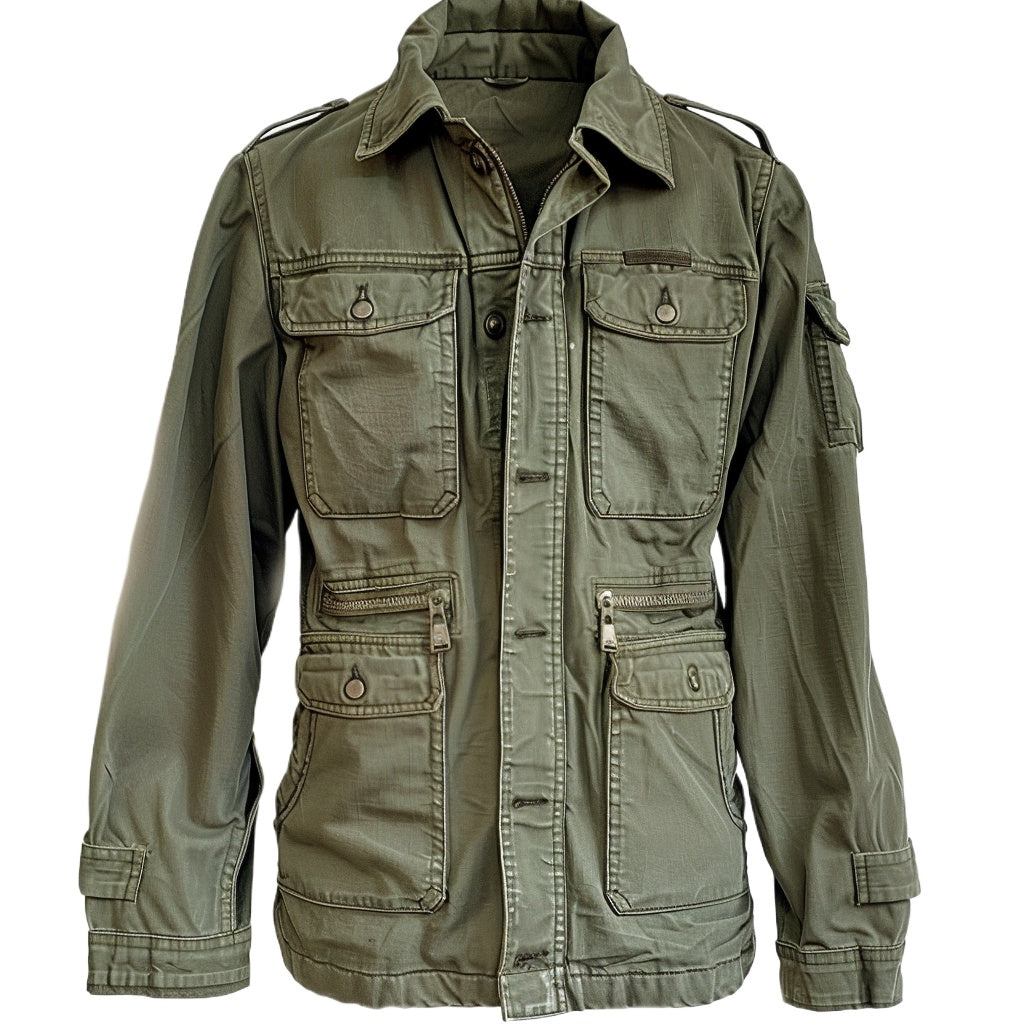 Rugged Men's Vintage Military Field Jacket M65