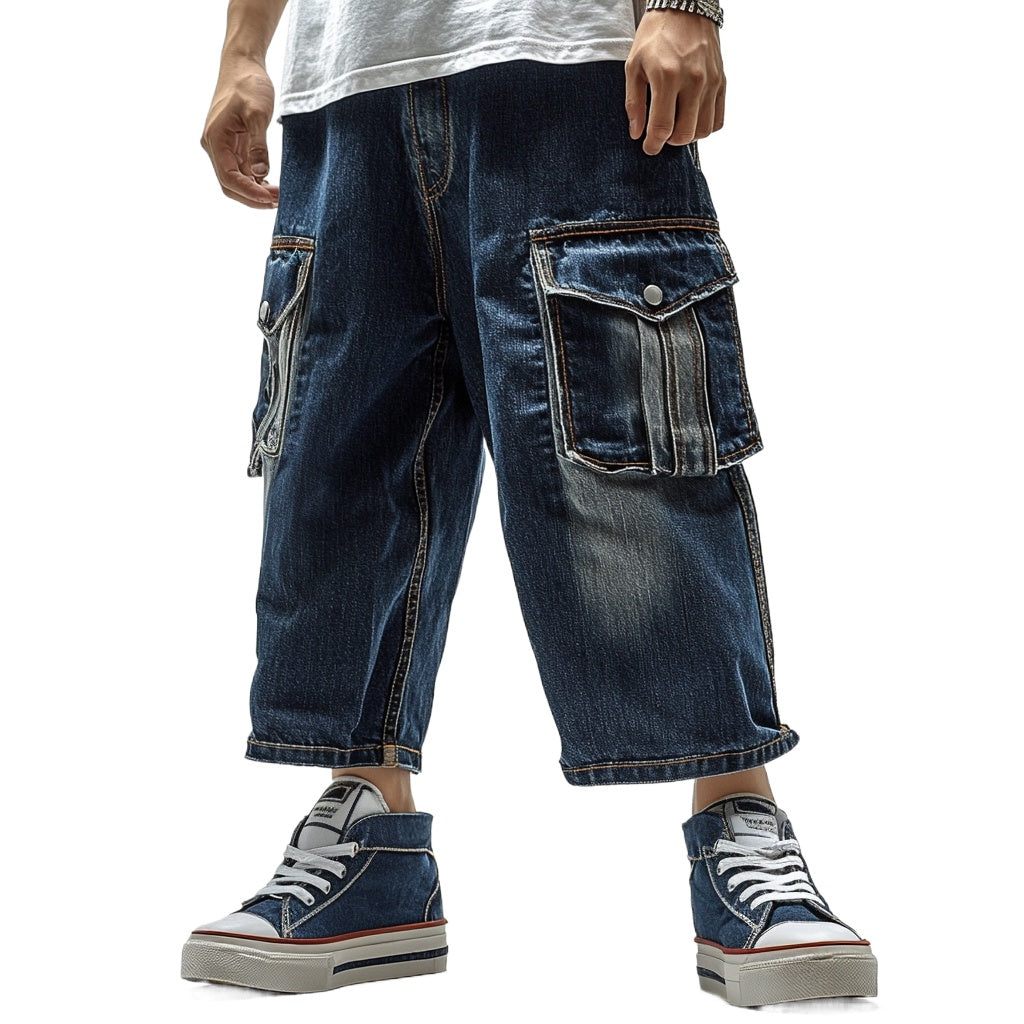 Jorts Mens Baggy Jean Shorts