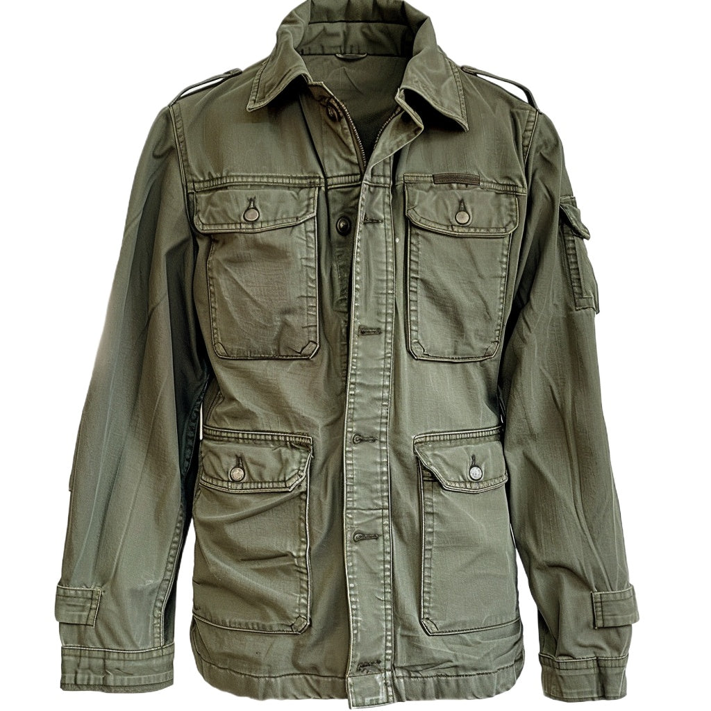 Rugged Men's Vintage Military Field Jacket M65