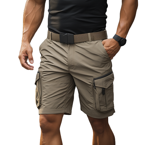Lightweight Men's Urban City Tactical Shorts with tight Hidden pockets Quick Dry Breathable Waterproof