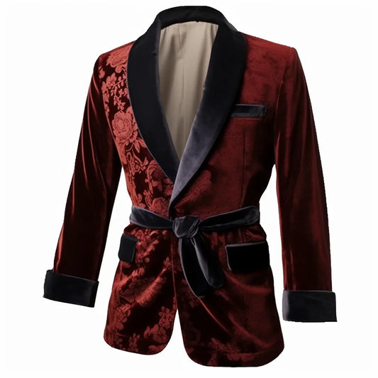 Men's Smoking Jacket Robe